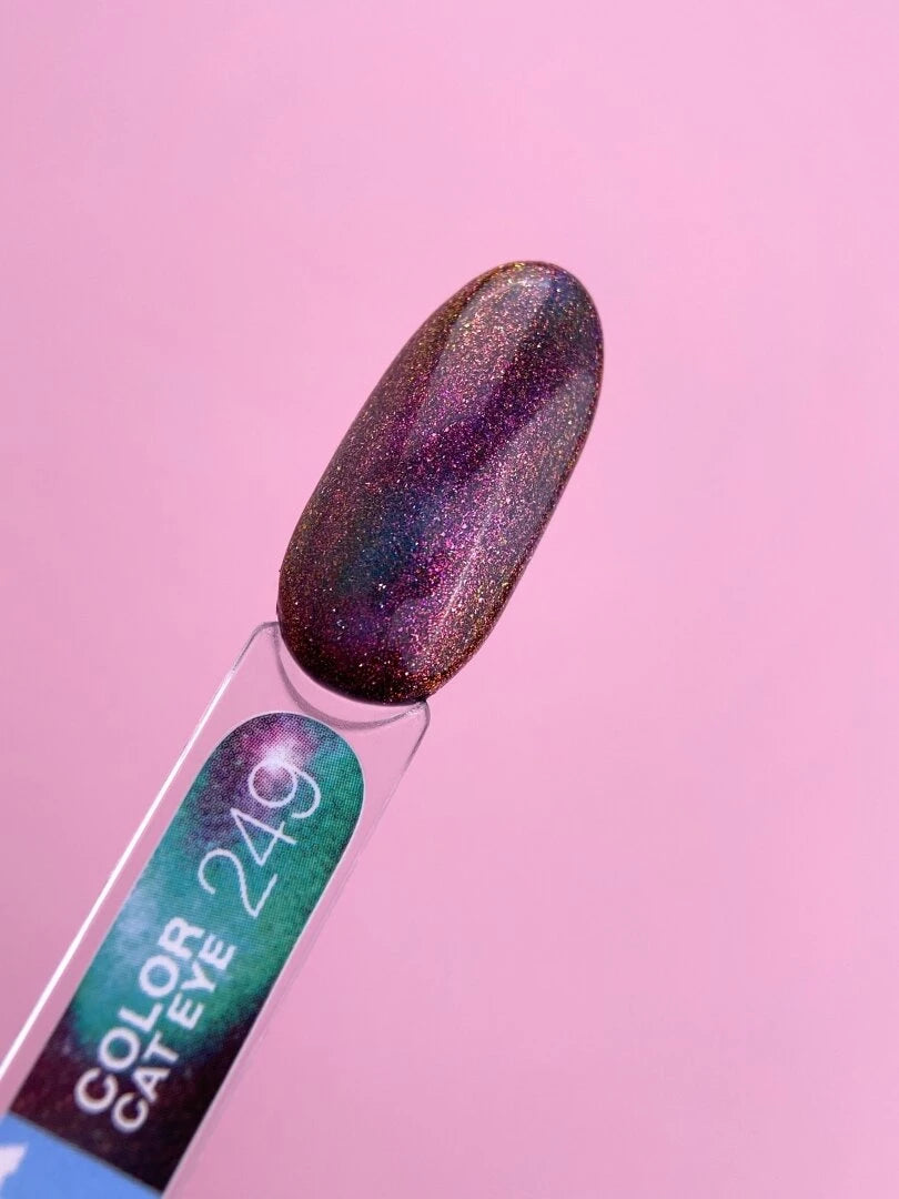 Gel polish Color Cat Eye №249