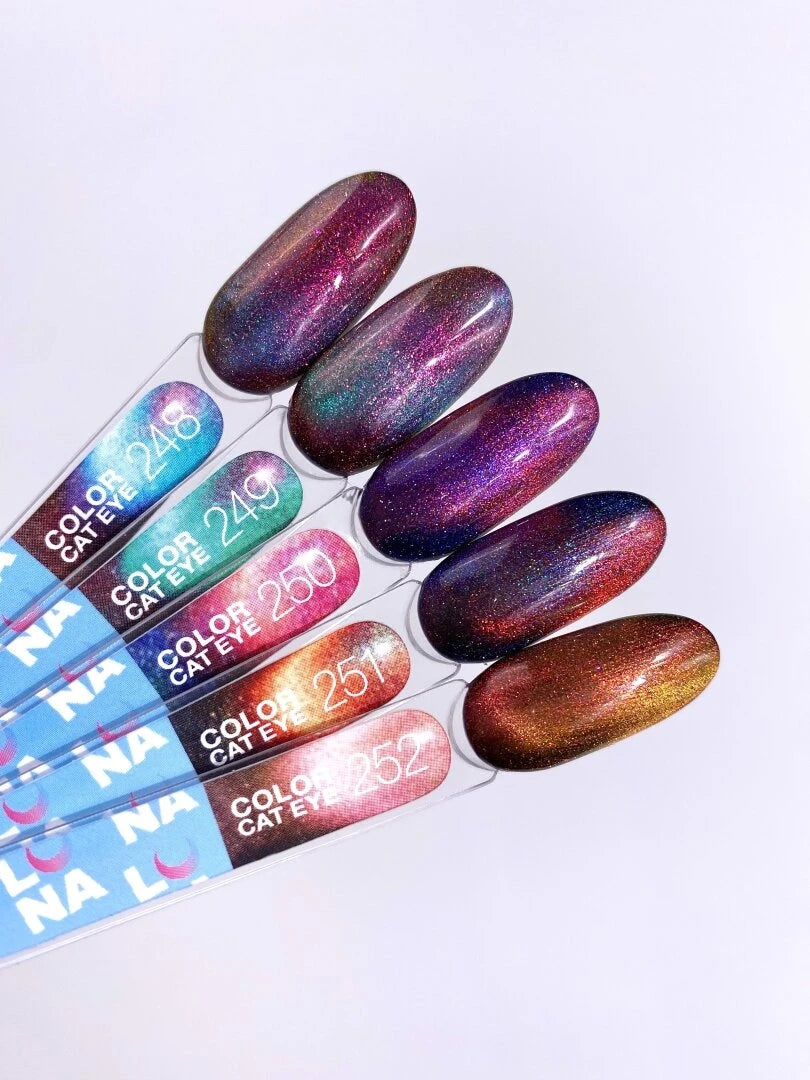 Gel polish Color Cat Eye №252