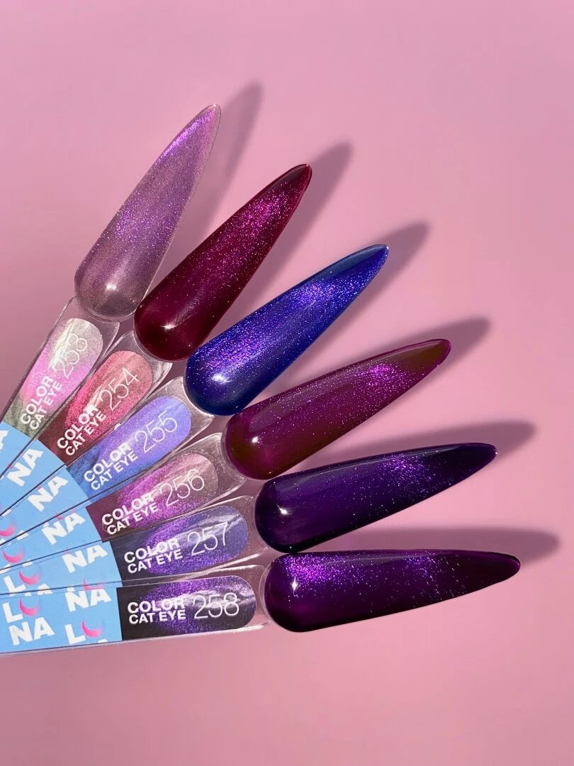 Gel polish Color Cat Eye №255