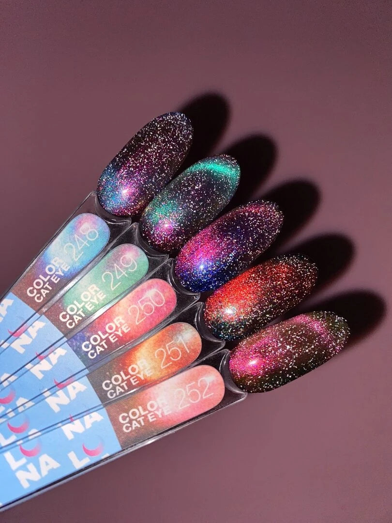 Gel polish Color Cat Eye №249