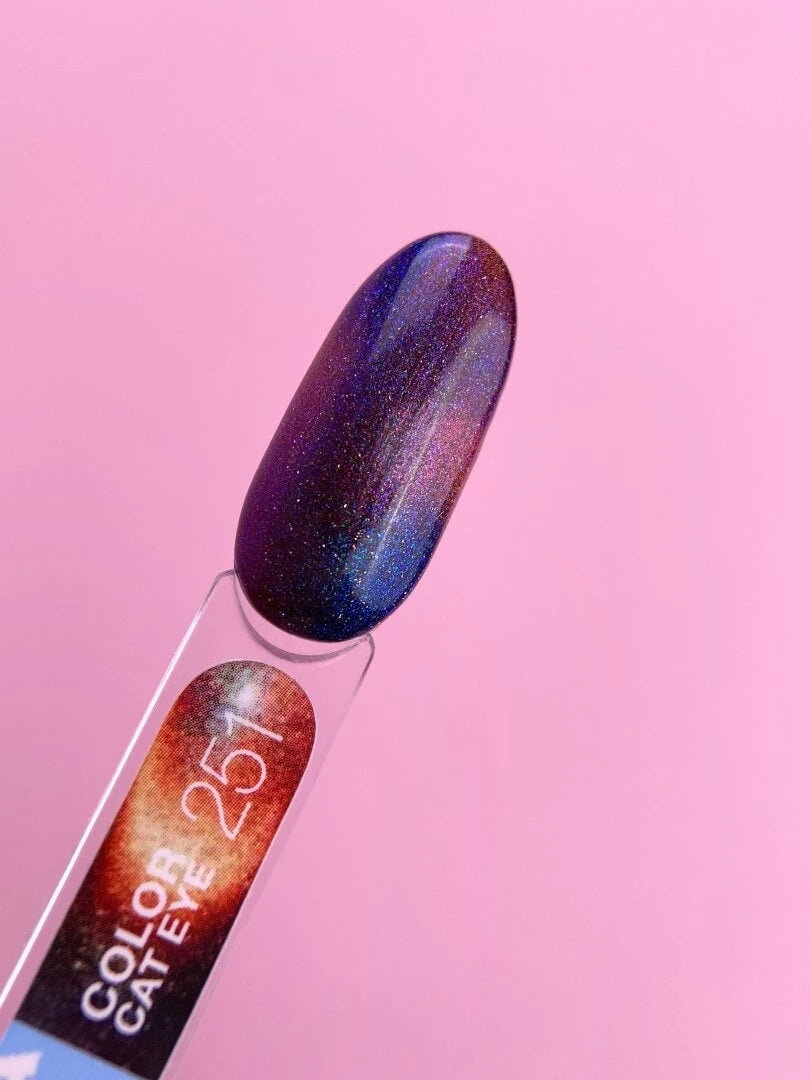 Gel polish Color Cat Eye №251