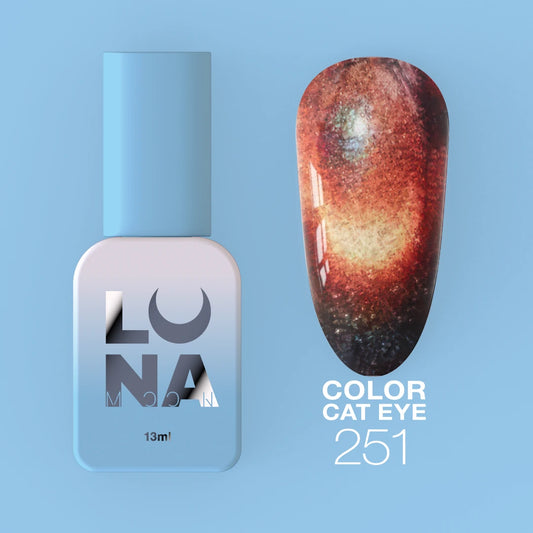 Gel polish Color Cat Eye №251