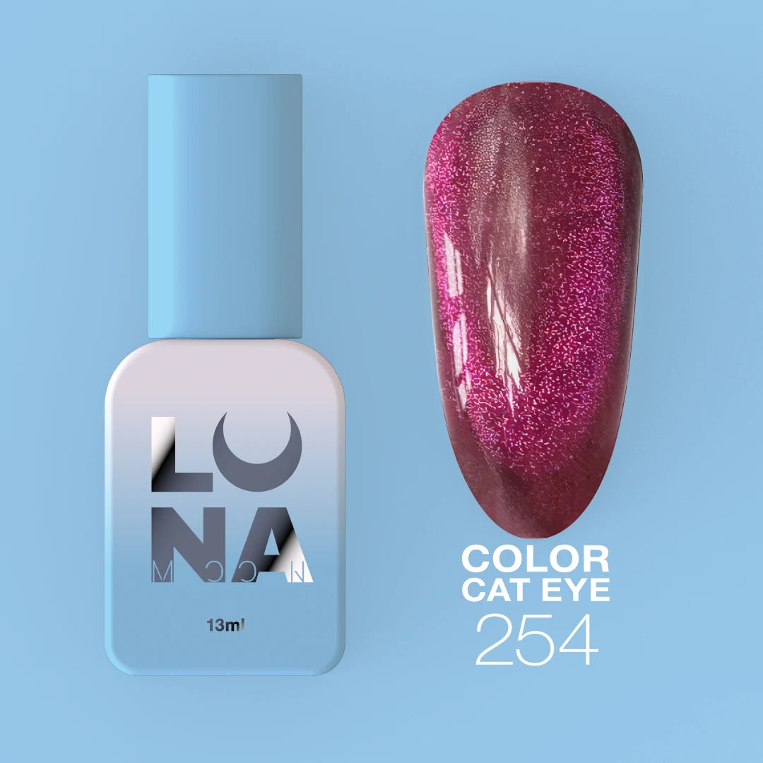 Gel polish Color Cat Eye №254