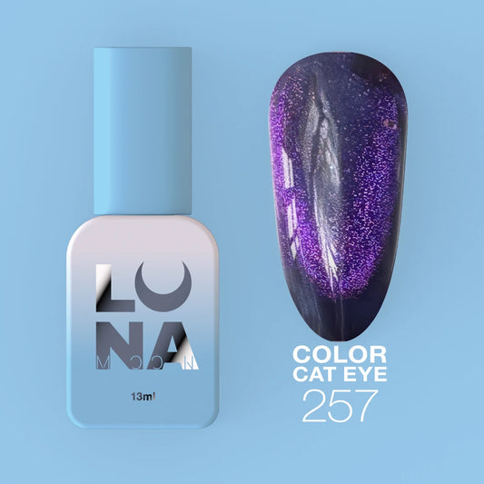Gel polish Color Cat Eye №257