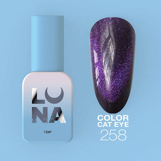 Gel polish Color Cat Eye №258