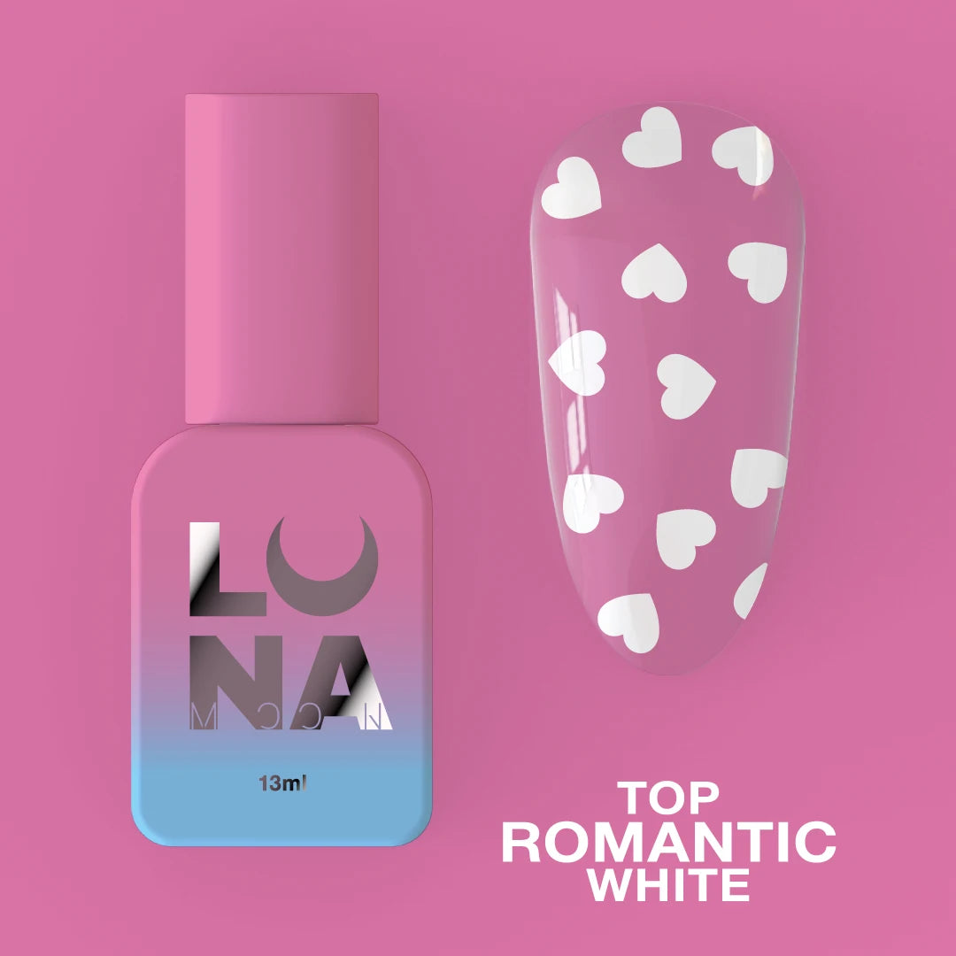 Top for gel polish Top Romantic White 13ml